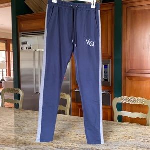 Boys large joggers. Navy with grey